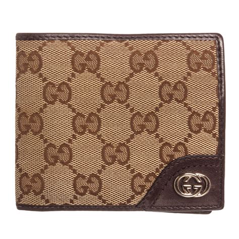 vintage gucci wallet mens|pre owned gucci wallet.